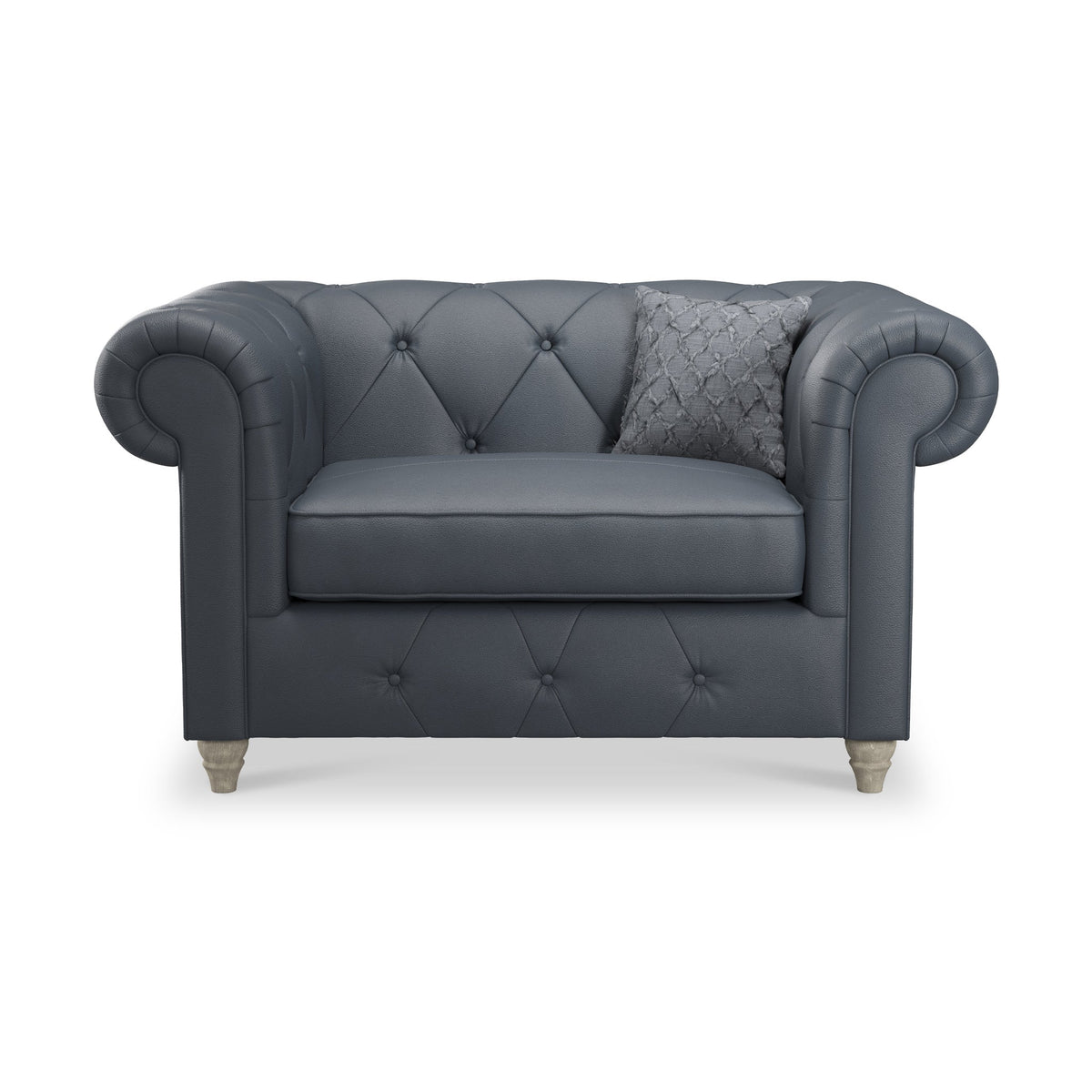 Everett Leather Snuggler Chair