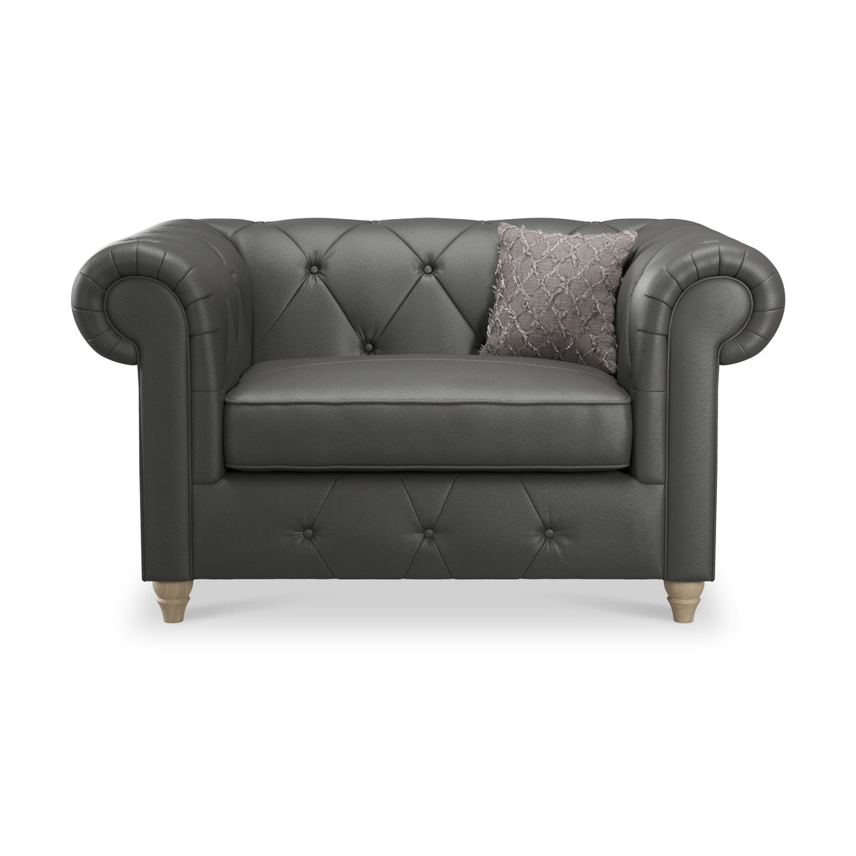 Everett Leather Snuggler Chair