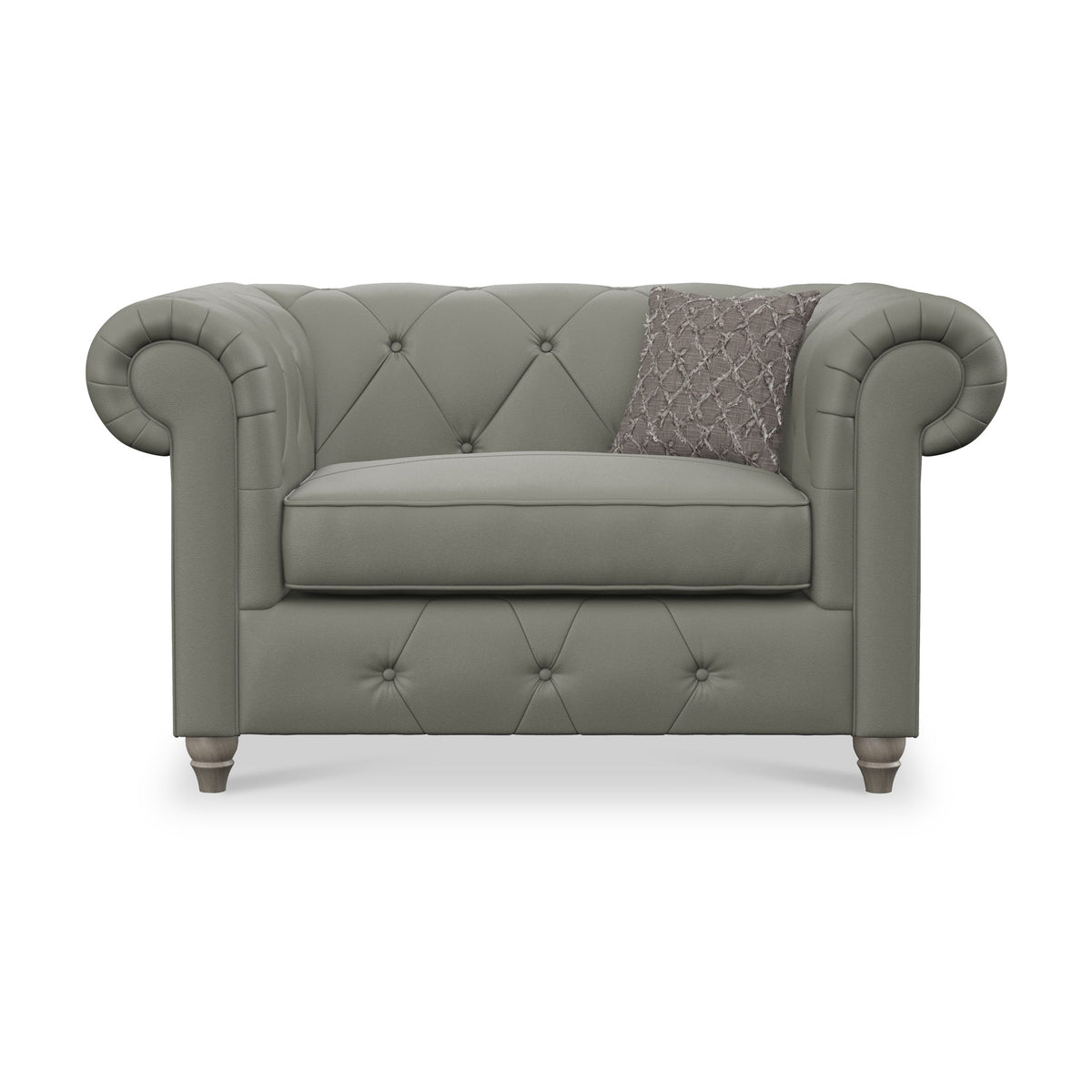 Everett Leather Snuggler Chair