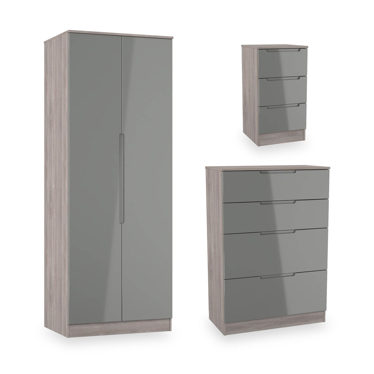 Henshaw 3 Piece Bedroom Furniture Set