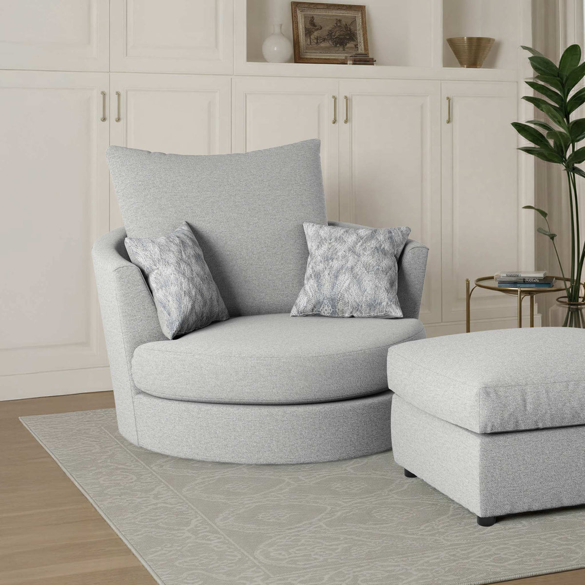 Tisha Swivel Armchair