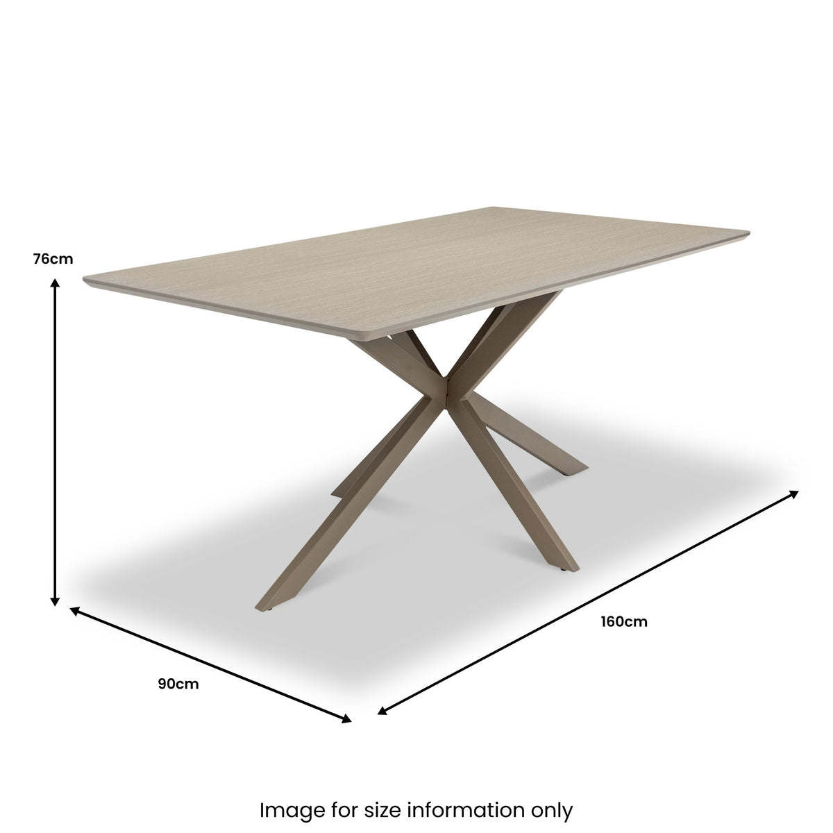Hadley 160cm Dining Table