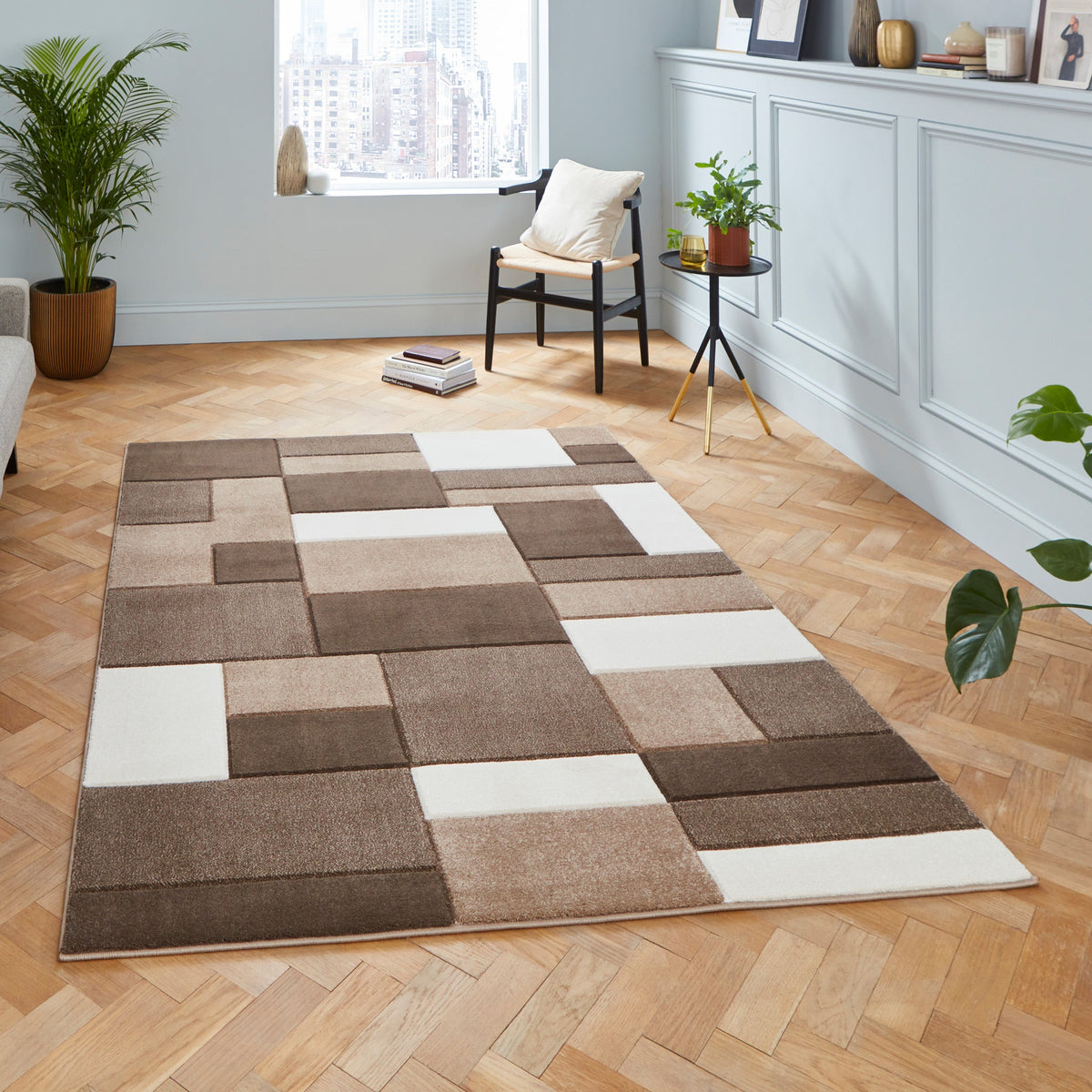 Regis Geometric Cube Rug