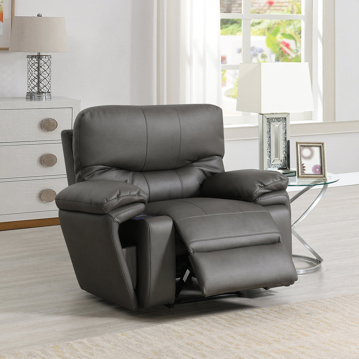 Cooper Tech Dual Power Recliner Armchair