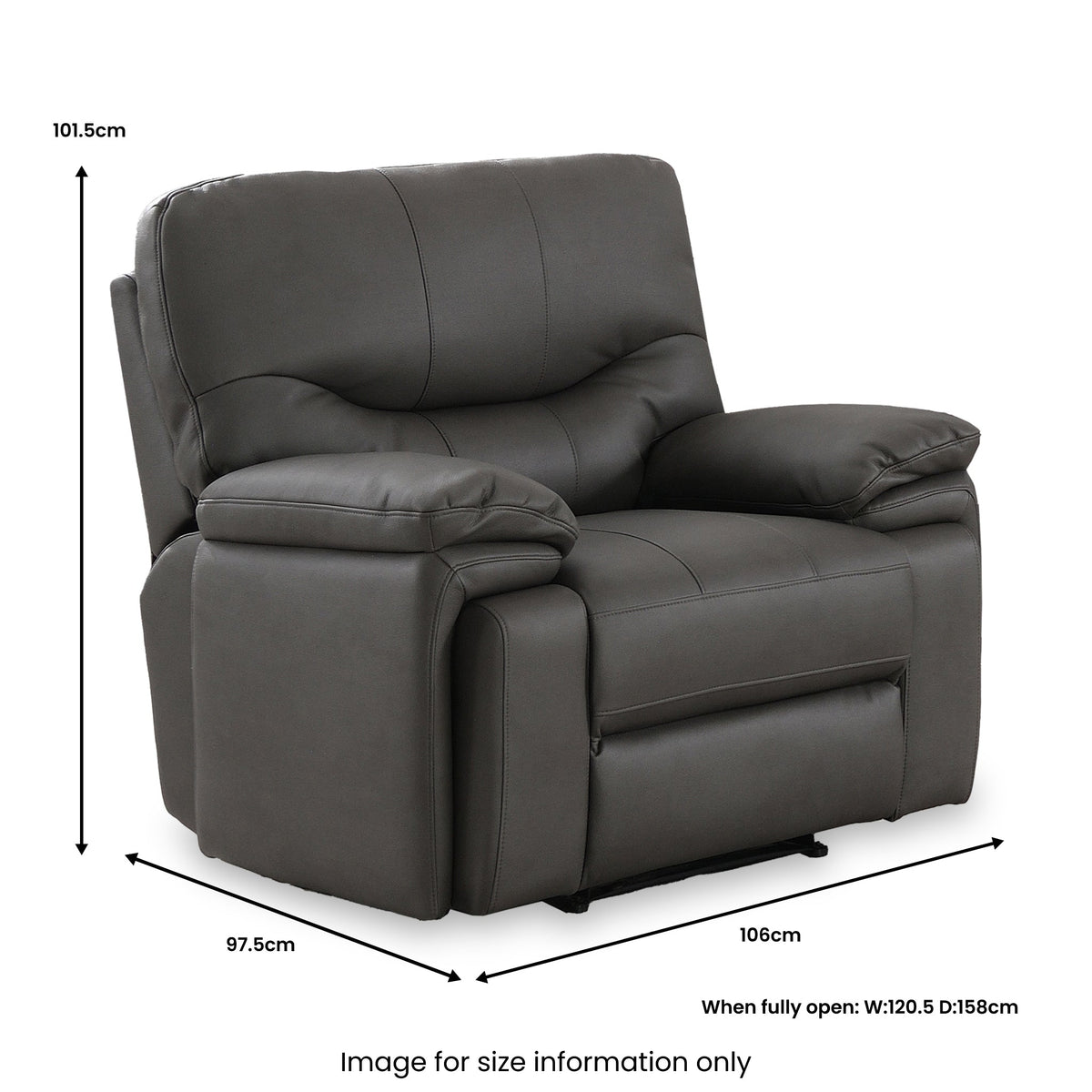 Cooper Tech Dual Power Recliner Armchair