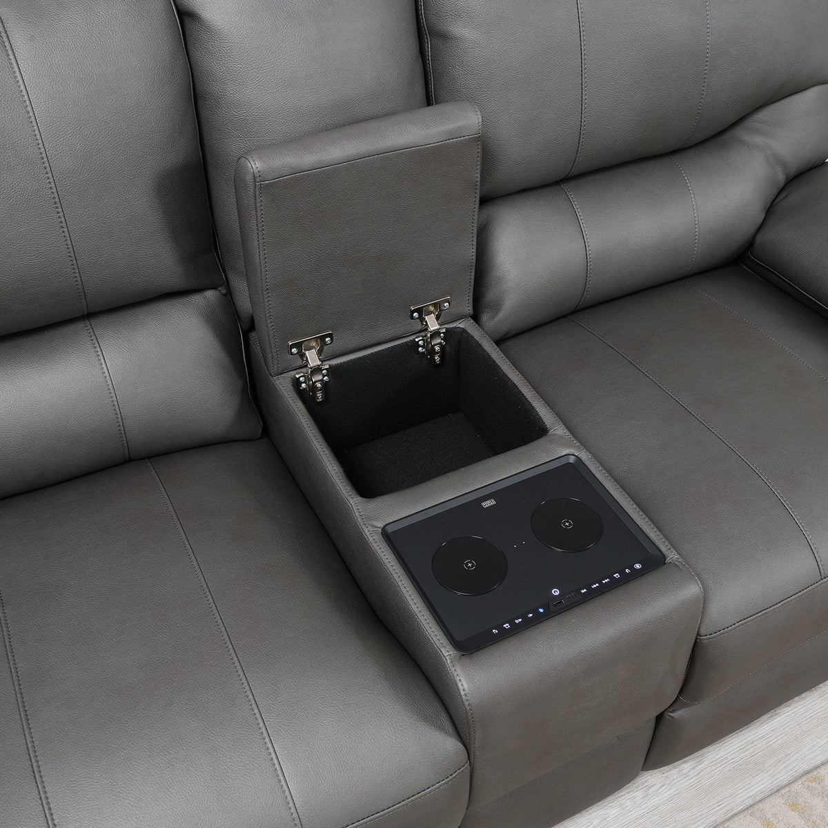 Cooper Tech Dual Power Recliner 2 Seater Sofa with Console