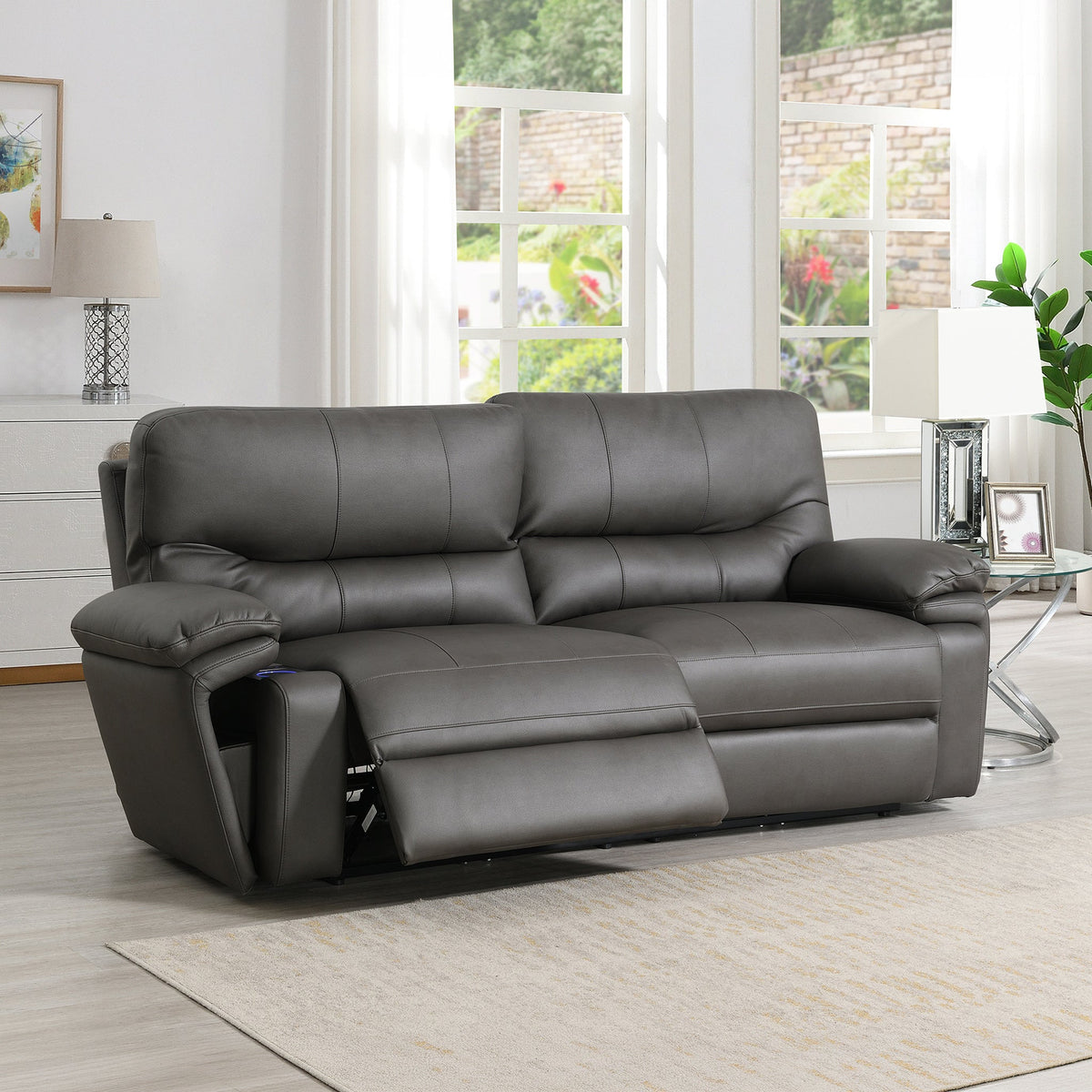 Cooper Tech Dual Power Recliner 3 Seater Sofa