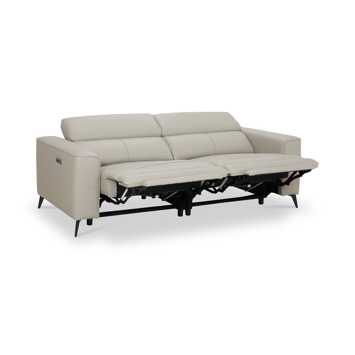 Radford Leather Dual Power Recliner 3 Seater Sofa