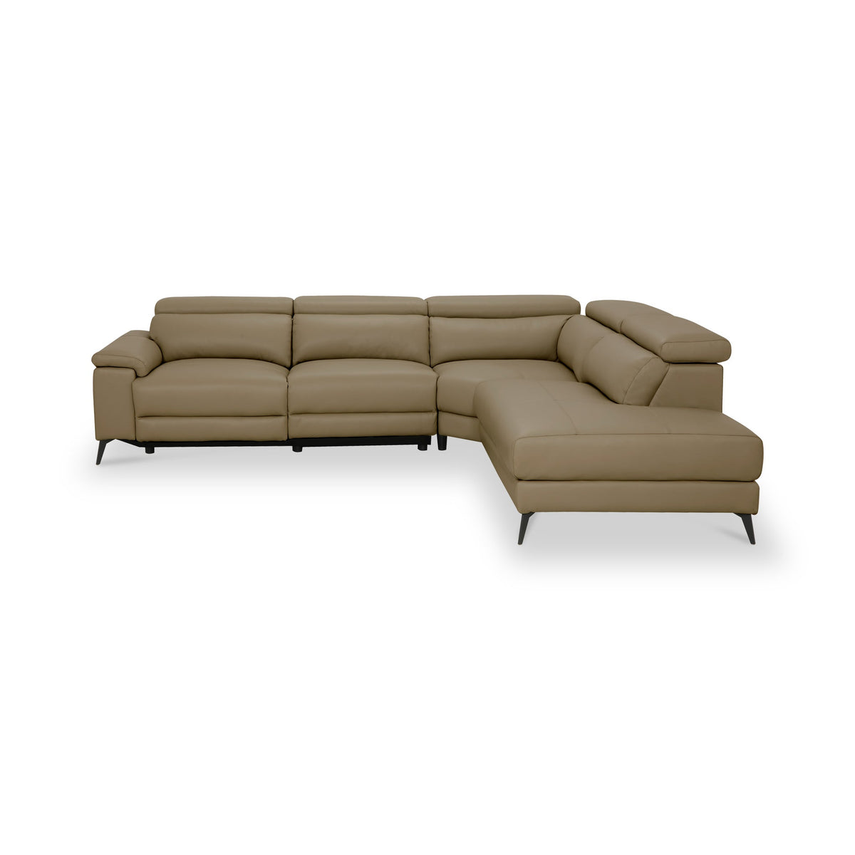 Radford Leather Power Reclining Corner Chaise Sofa