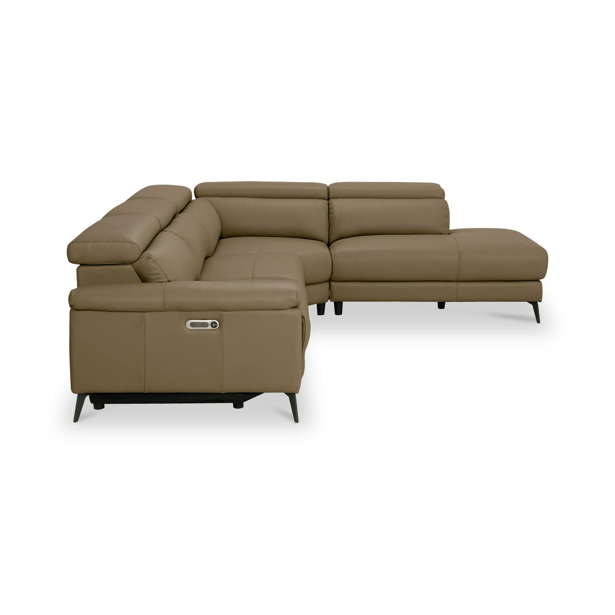 Radford Leather Power Reclining Corner Chaise Sofa