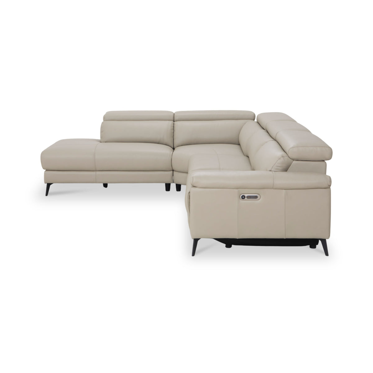 Radford Leather Power Reclining Corner Chaise Sofa