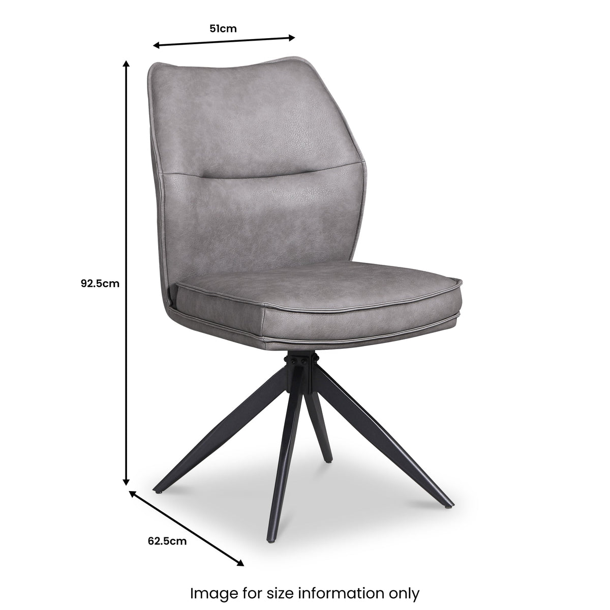 Burton 180 Swivel Dining Chair