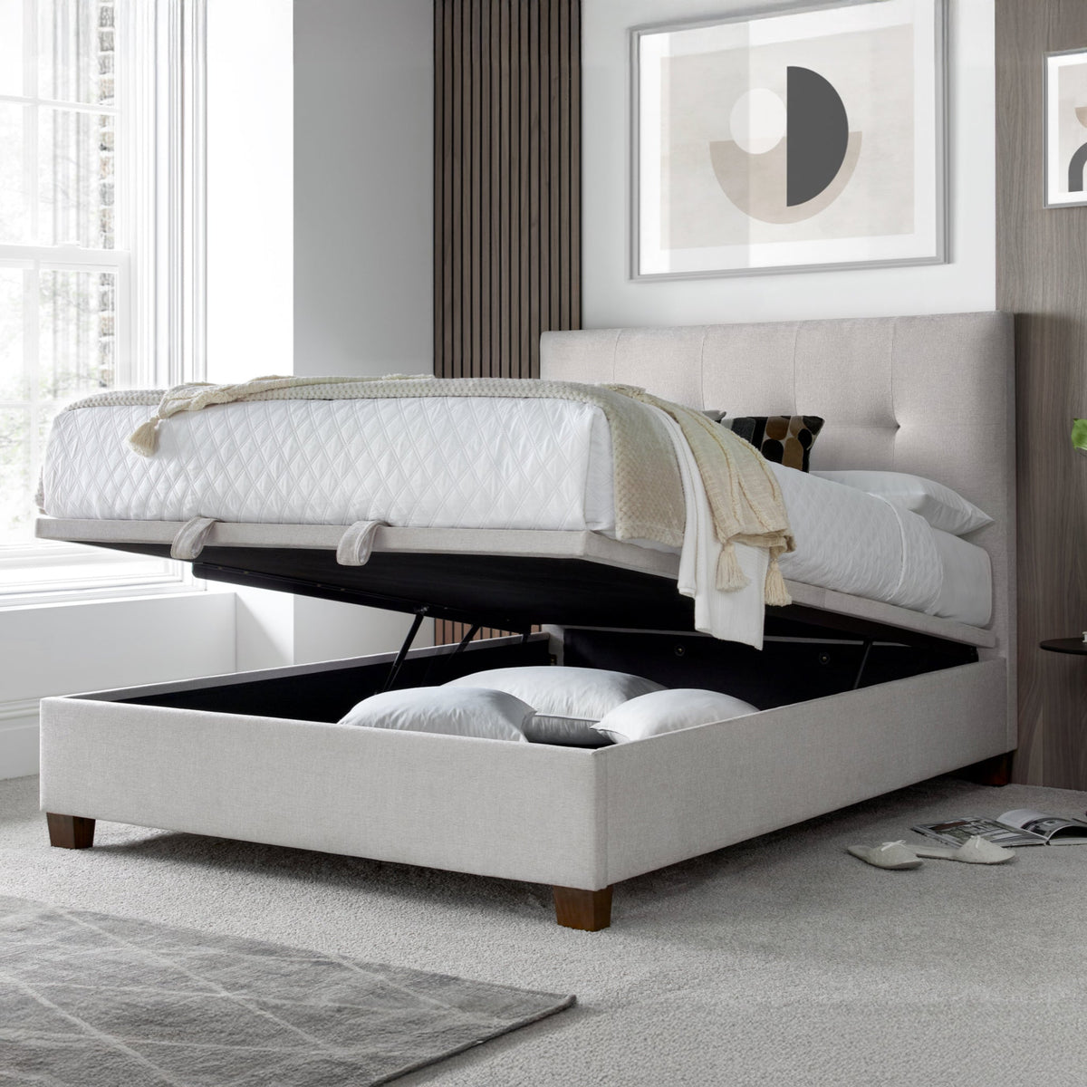 Dansen Ottoman Storage Bed Frame