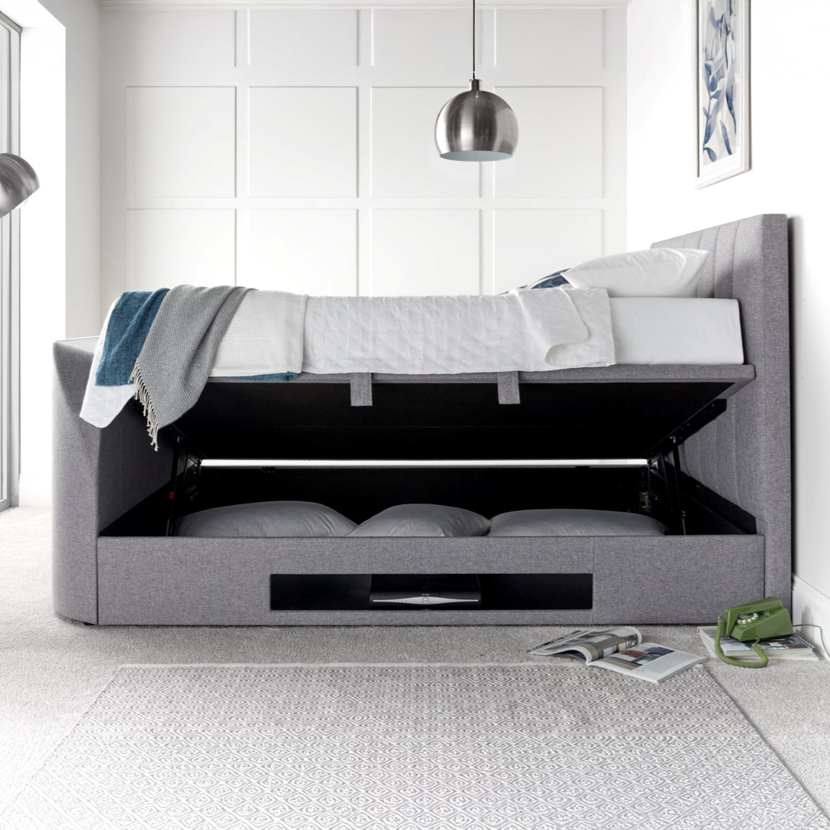 Belleau TV Ottoman Bed Frame