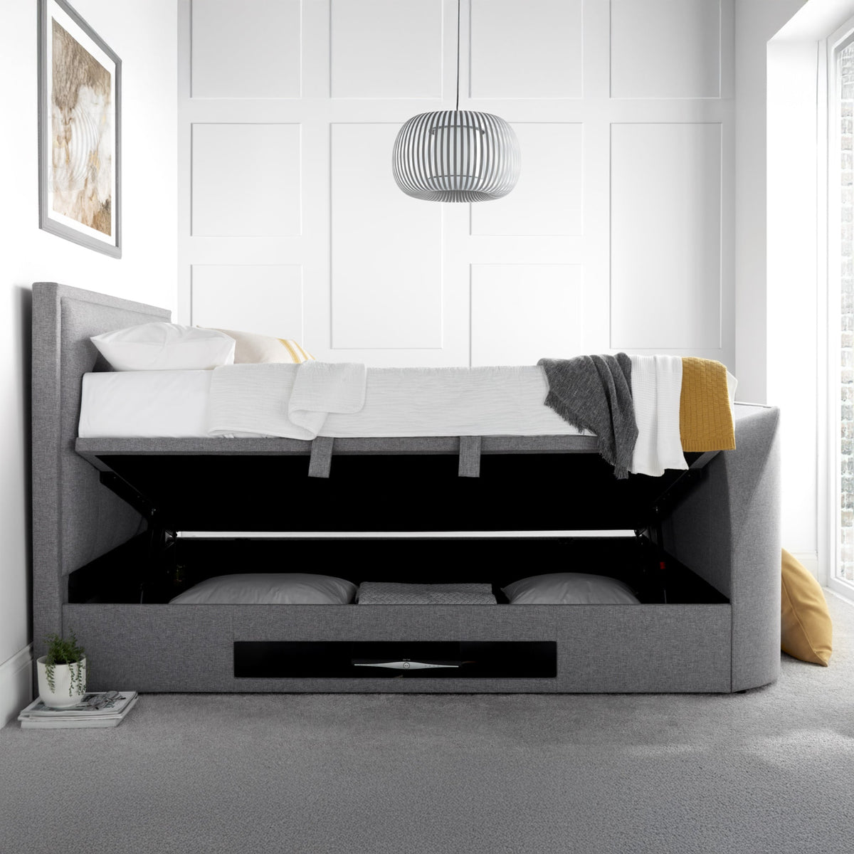 Navenby TV Ottoman Bed Frame