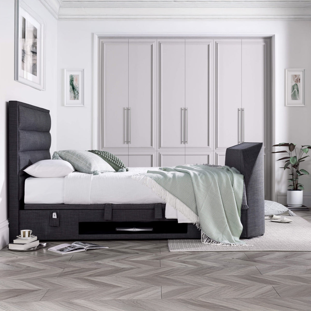 Belisse TV Ottoman Bed Frame