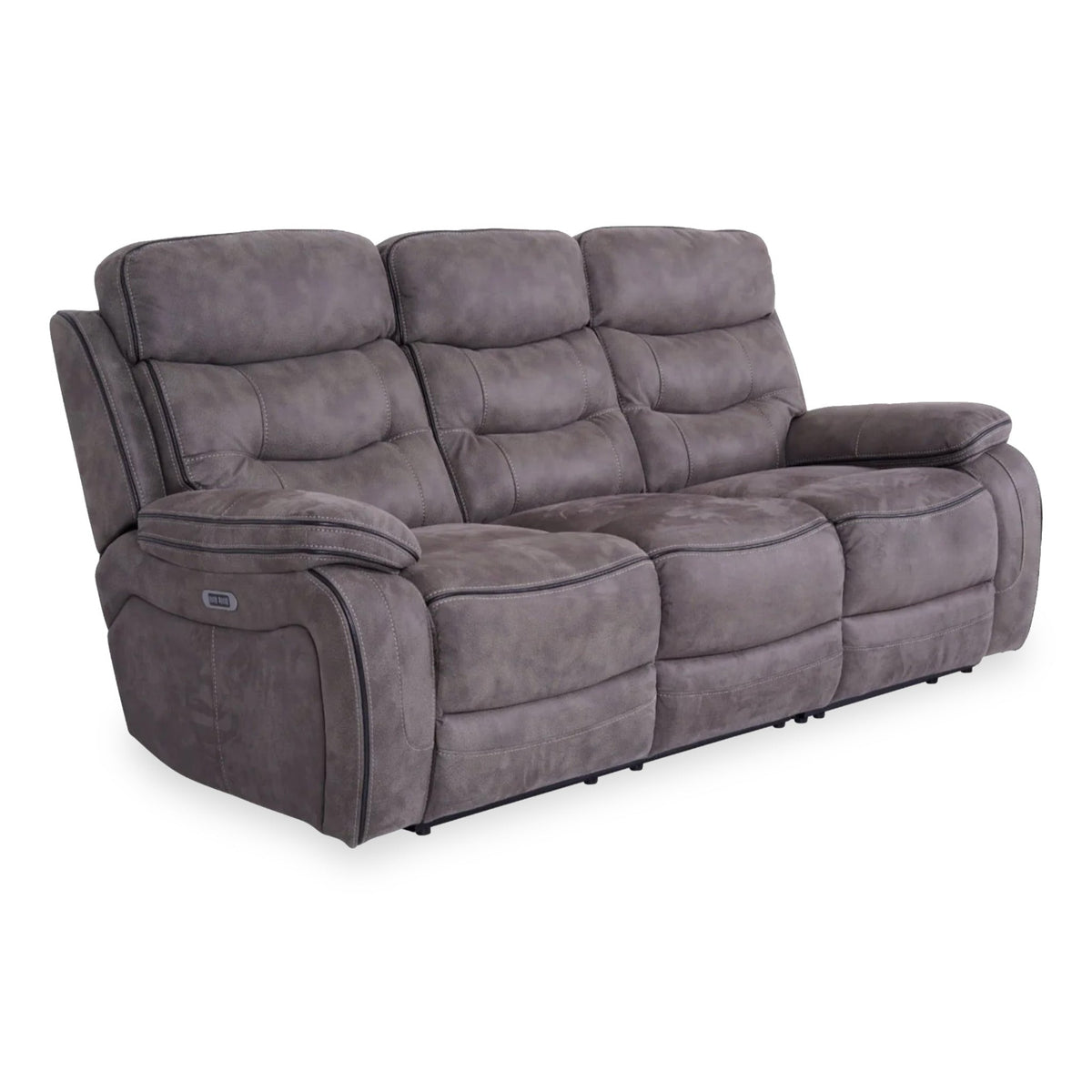 Stanford Charcoal Power Reclining 3 Seater Sofa