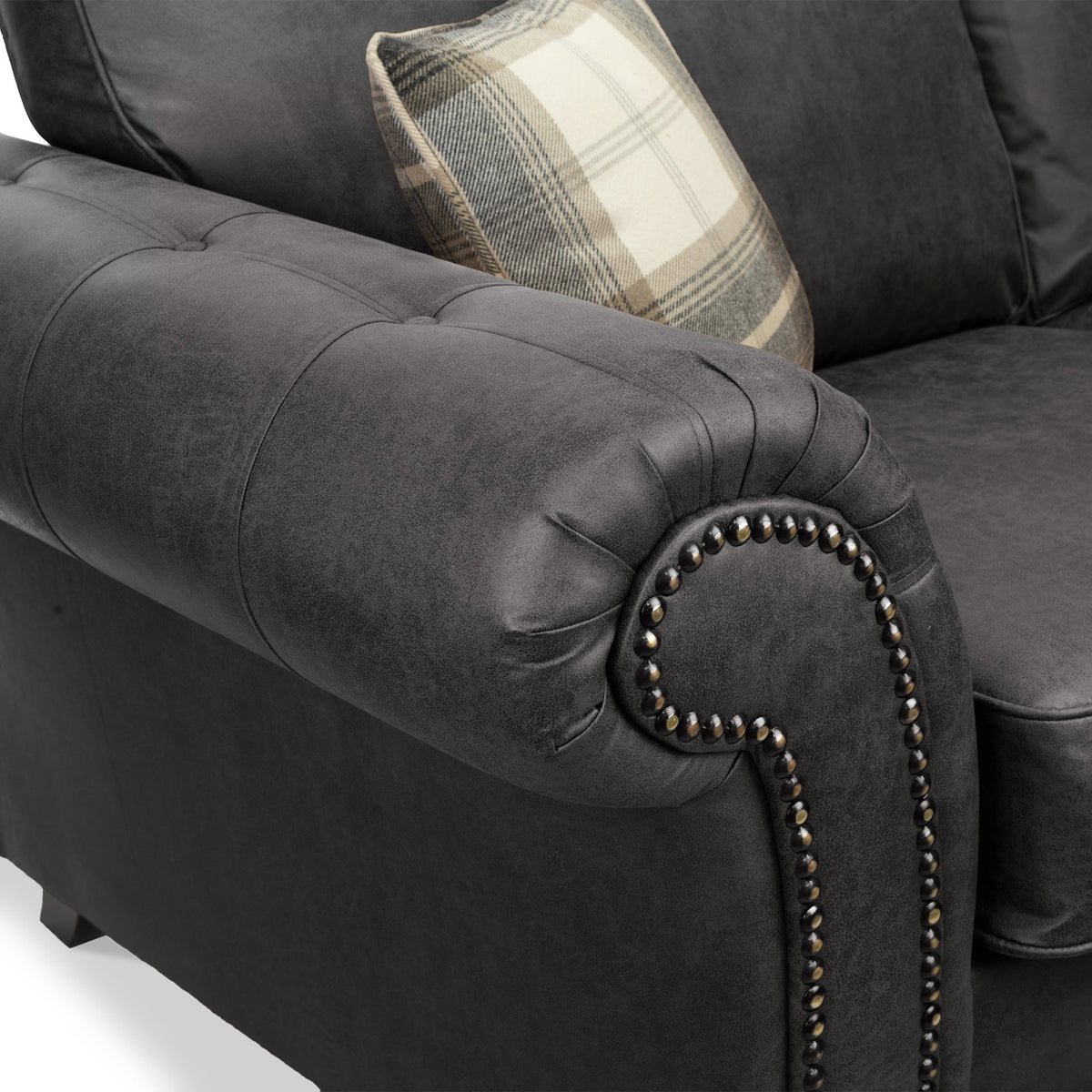 Edward Faux Leather 2 Seater Sofa