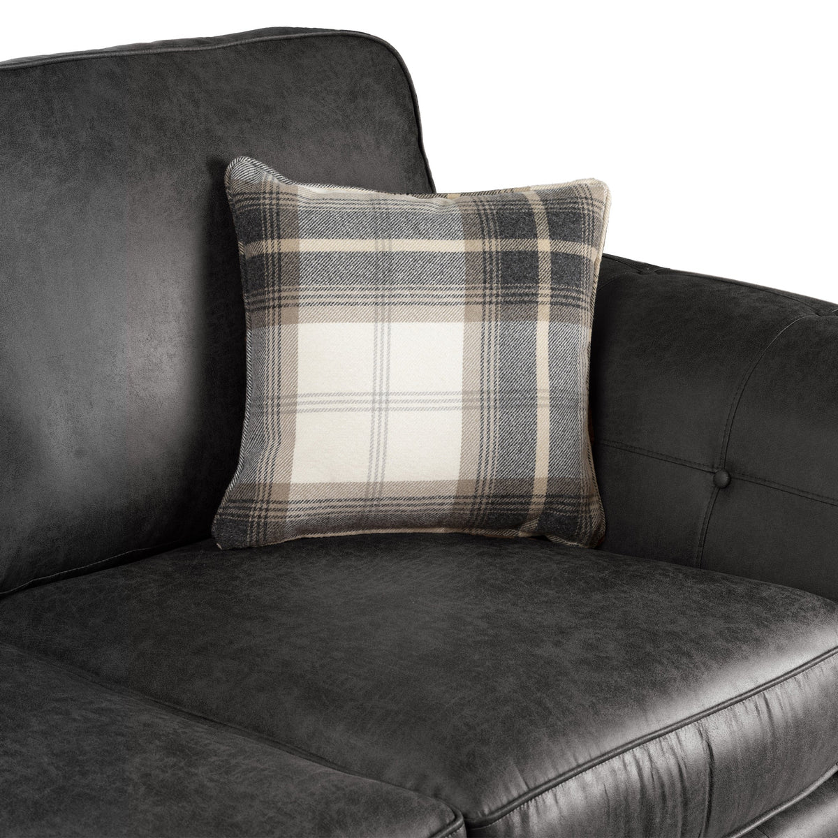 Edward Faux Leather 2 Seater Sofa