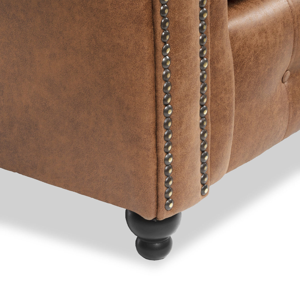 Edward Faux Leather 2 Seater Sofa