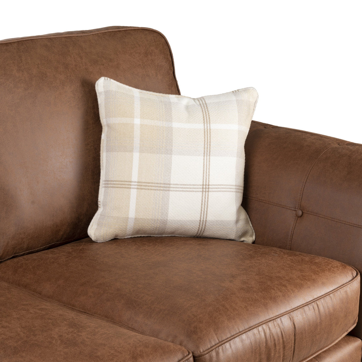 Edward Faux Leather 2 Seater Sofa