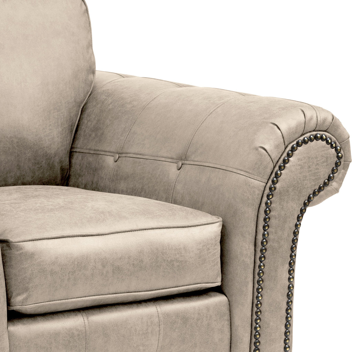 Edward Faux Leather Armchair