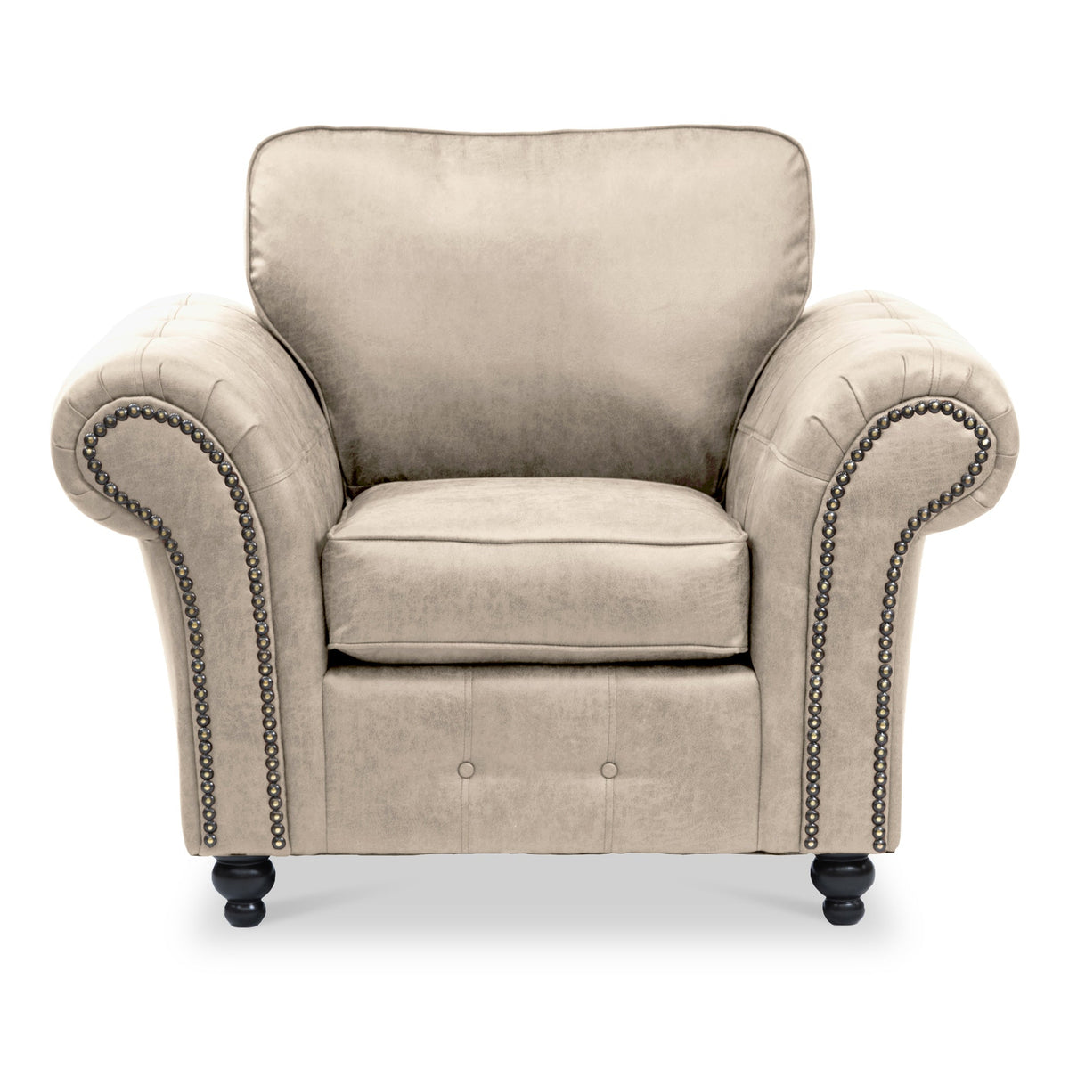 Edward Faux Leather Armchair