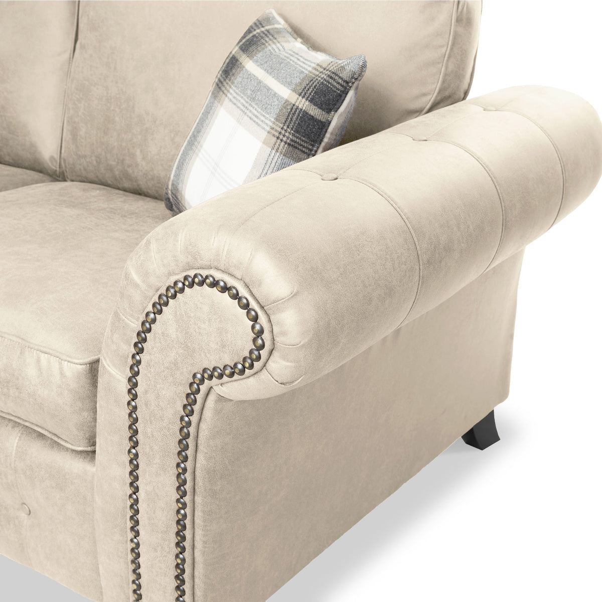 Edward Faux Leather Corner Sofa