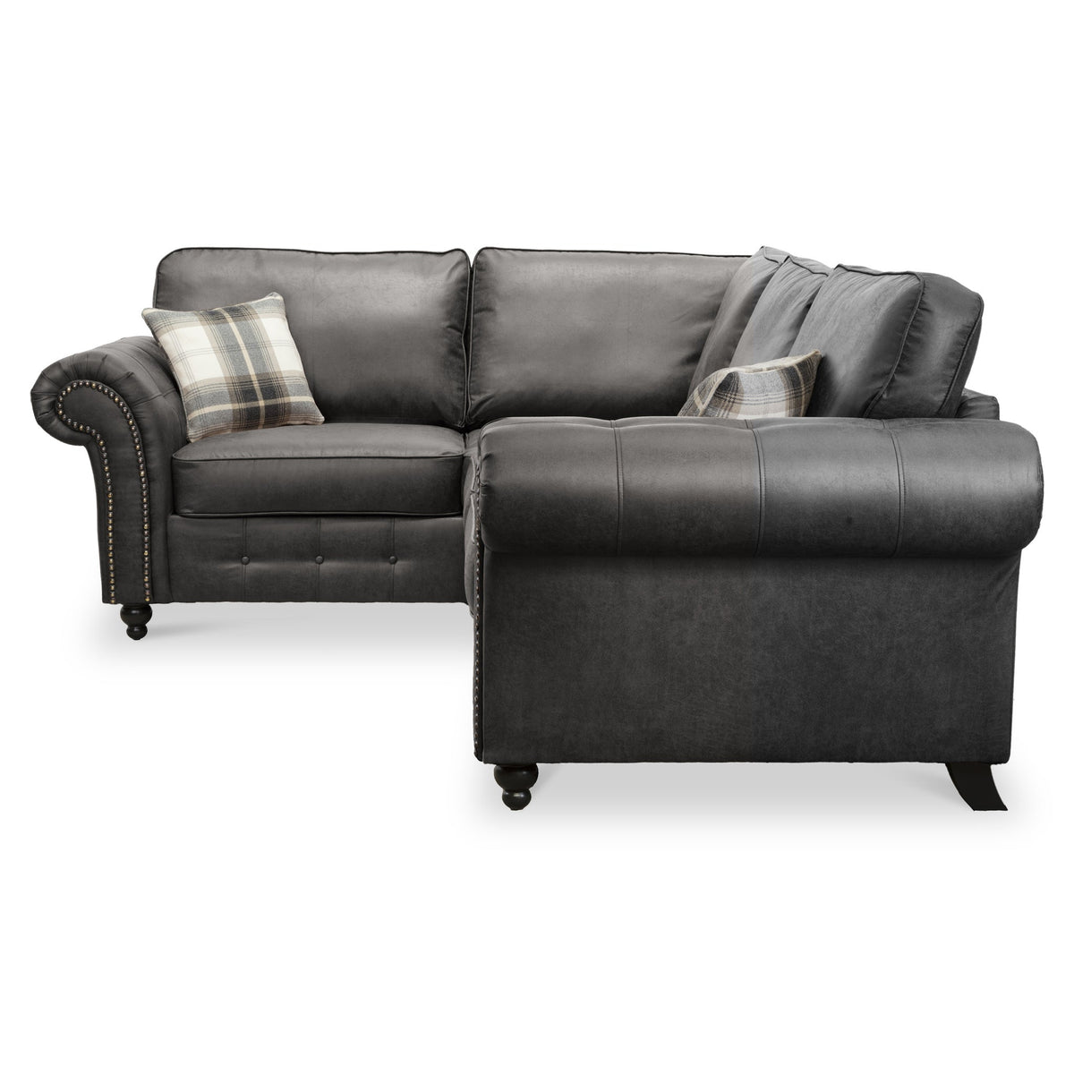 Edward Faux Leather Corner Sofa
