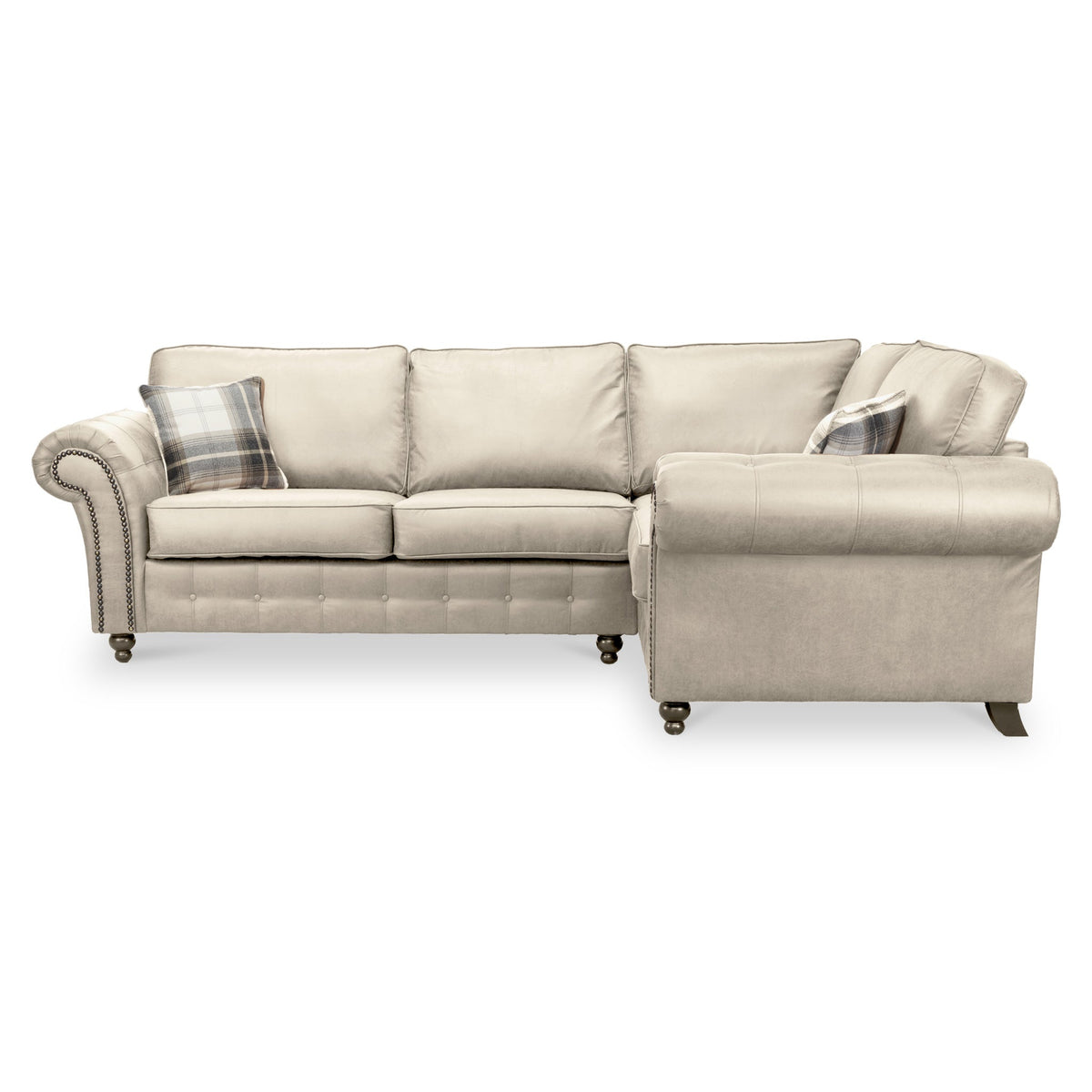 Edward Faux Leather Corner Sofa