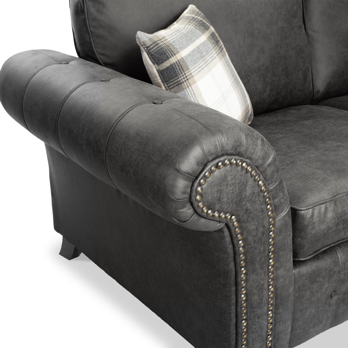 Edward Faux Leather Corner Sofa