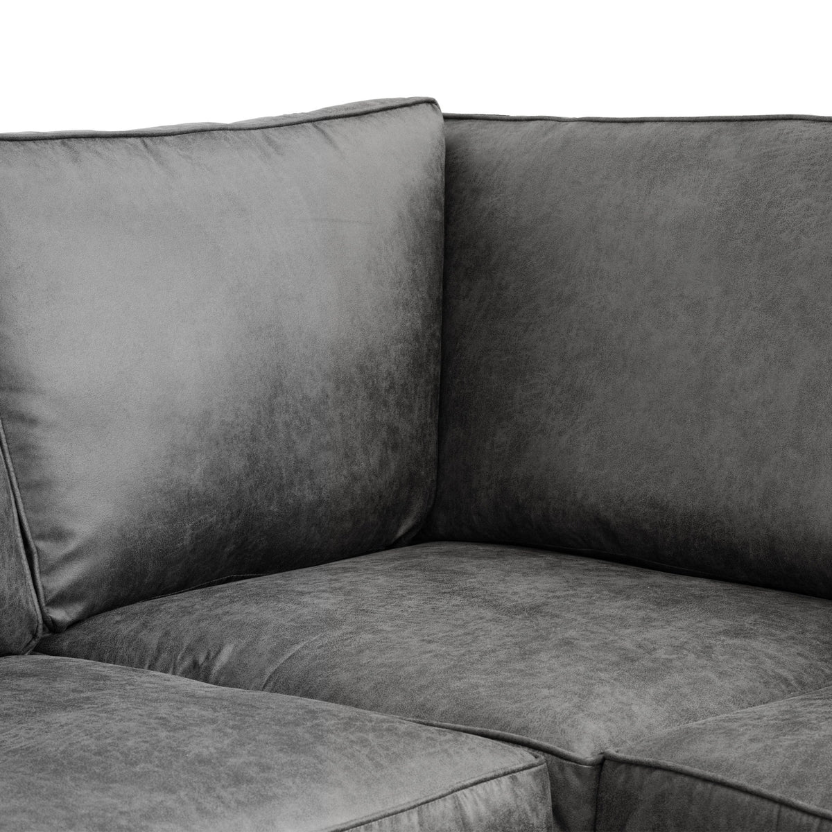 Edward Faux Leather Corner Sofa