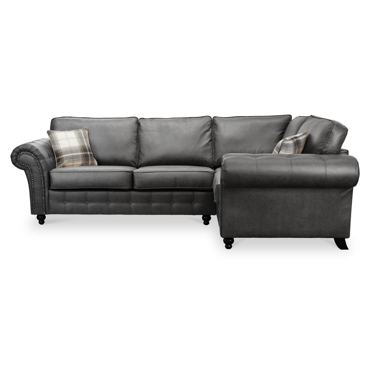 Edward Faux Leather Corner Sofa