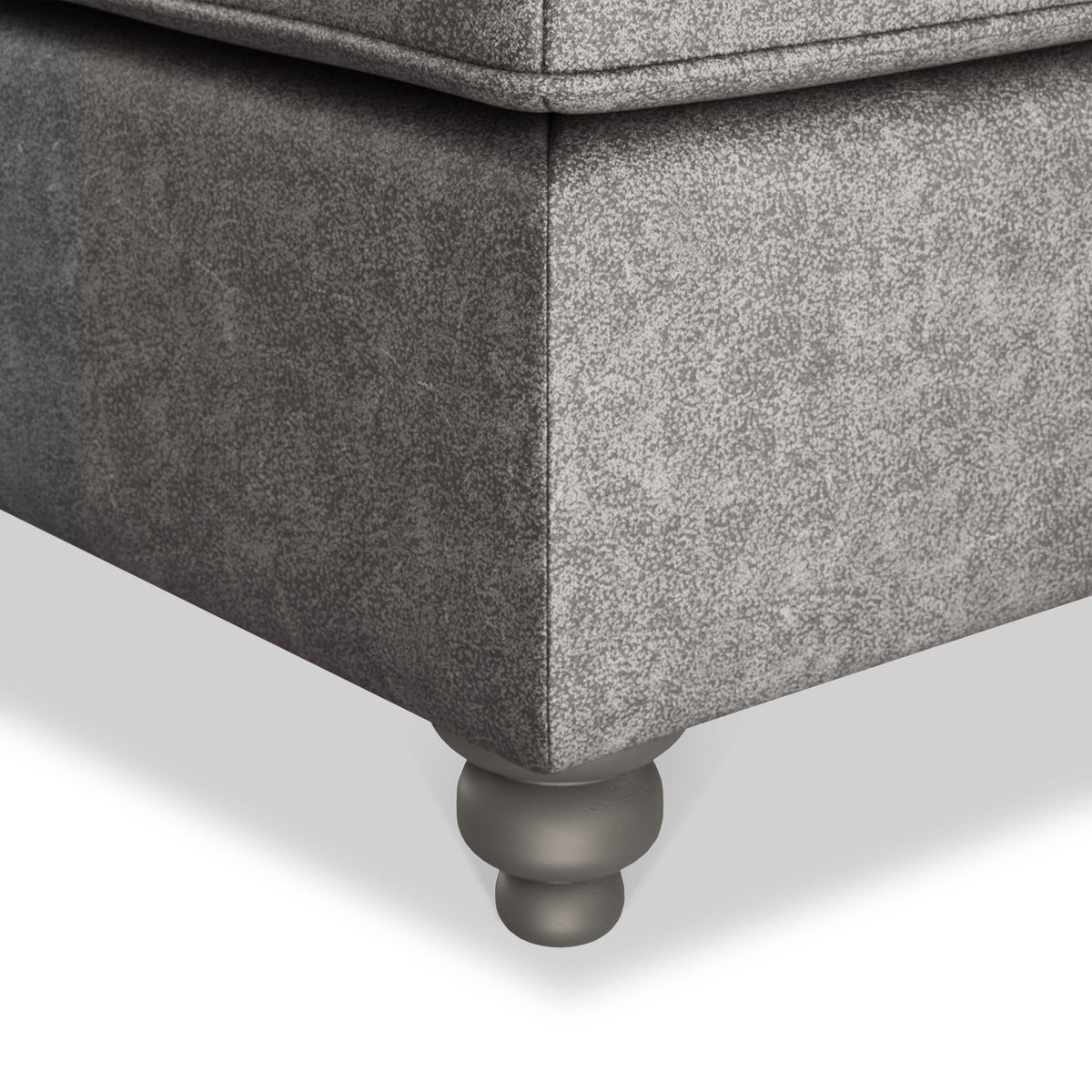 Edward Faux Leather Footstool