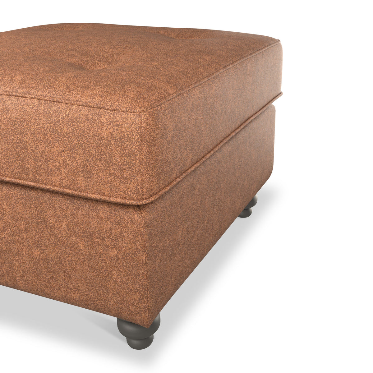 Edward Faux Leather Footstool