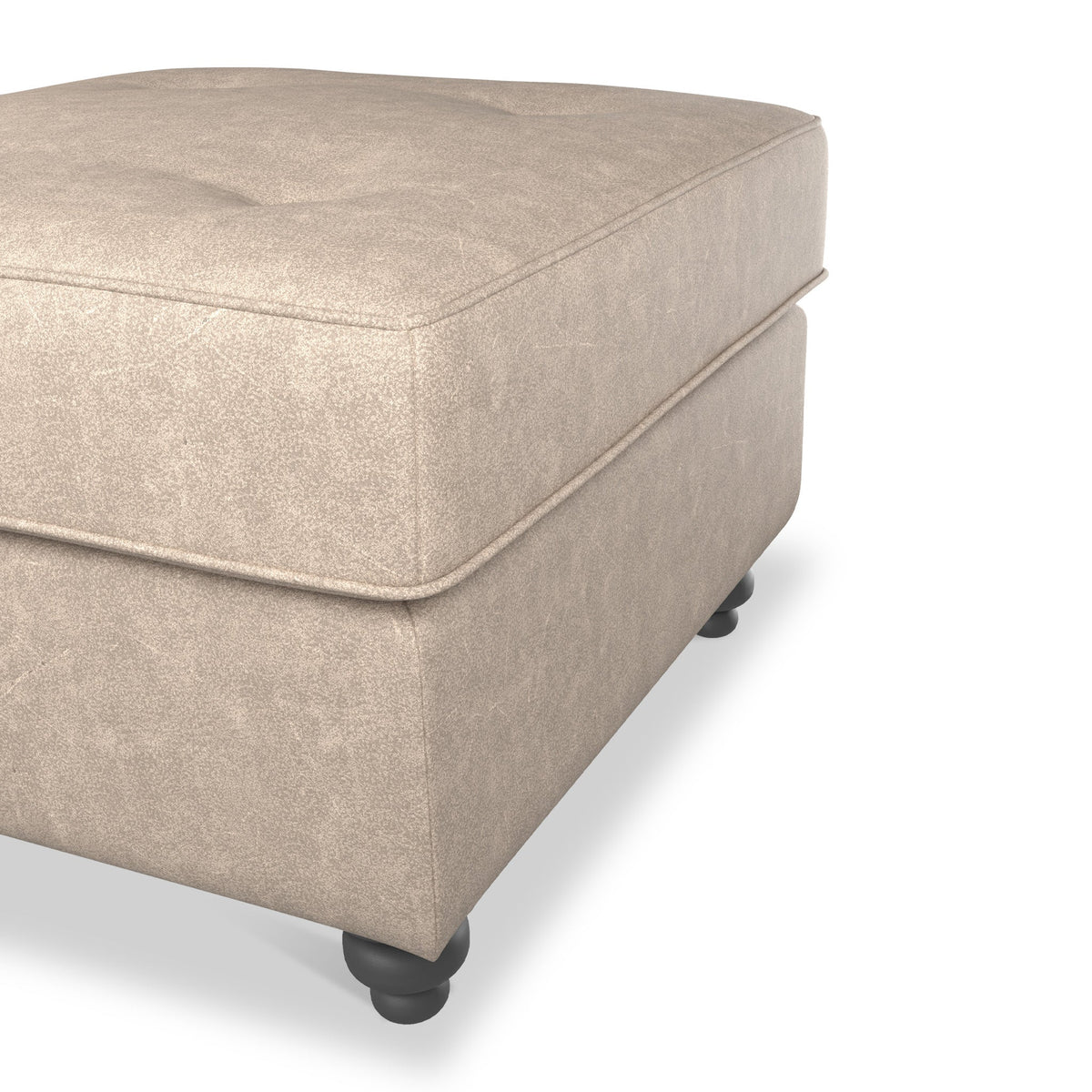 Edward Faux Leather Footstool