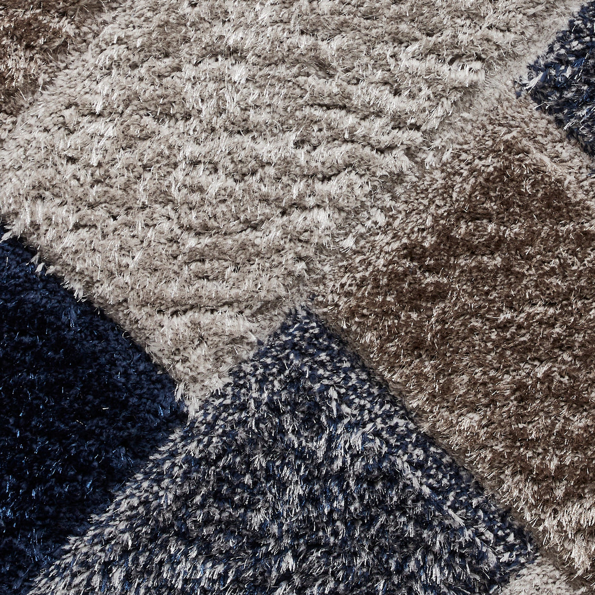 Lennox Geometric Shaggy Rug