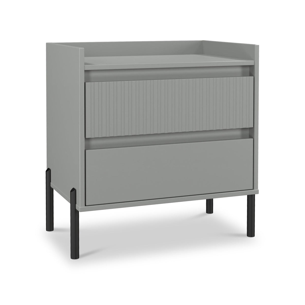Kenton 2 Drawer Wide Bedside Table