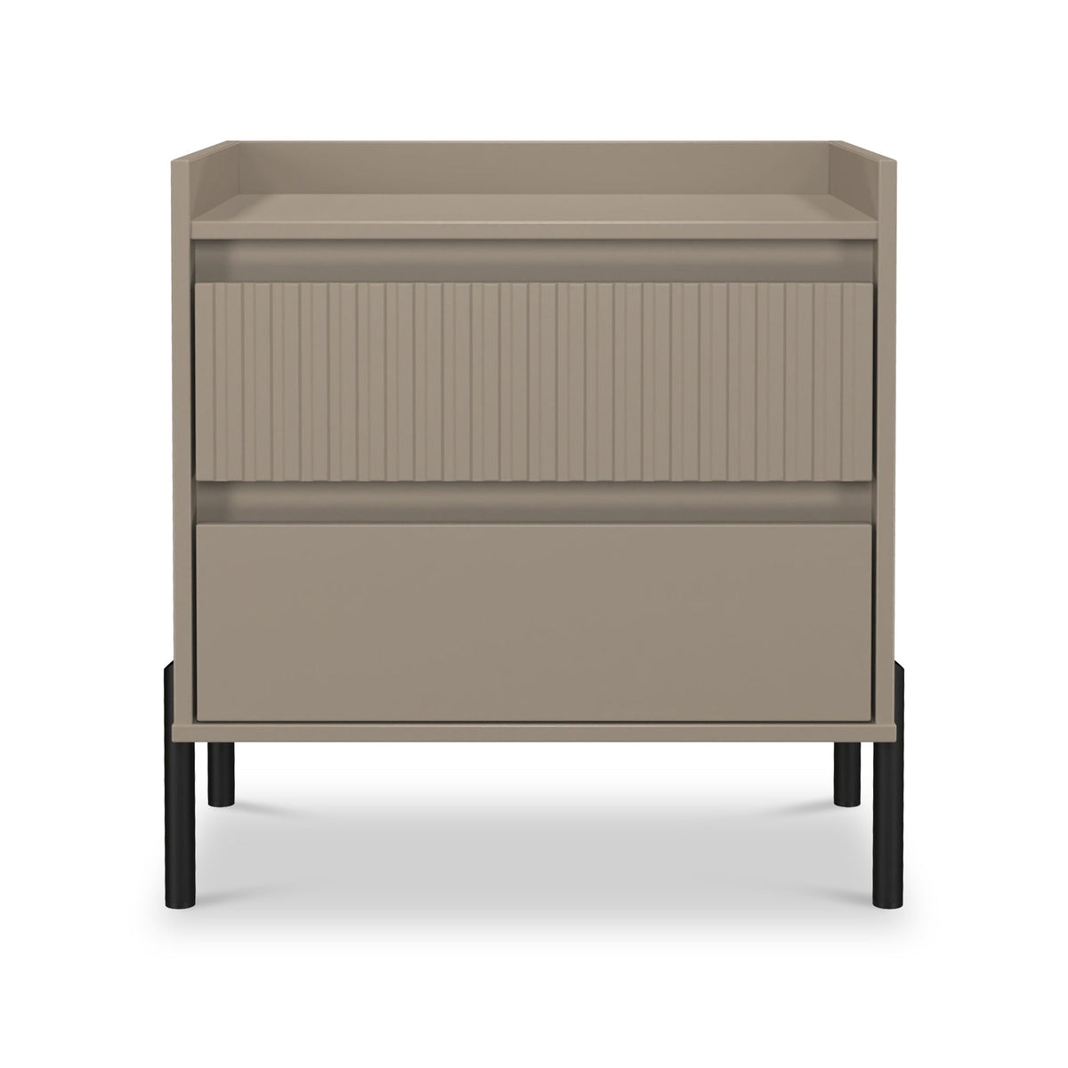 Kenton 2 Drawer Wide Bedside Table