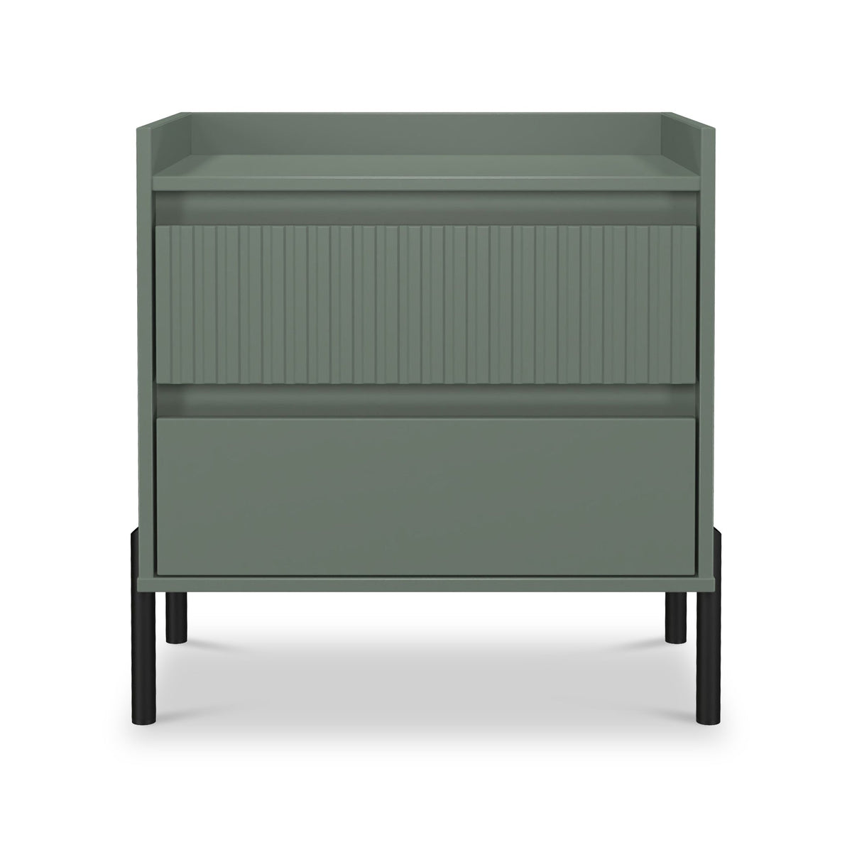 Kenton 2 Drawer Wide Bedside Table
