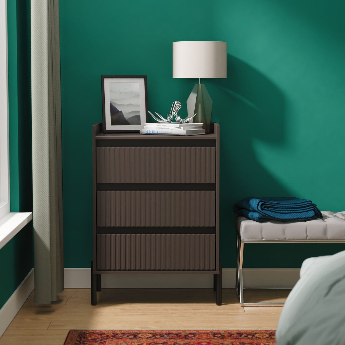 Kenton 3 Drawer Compact Chest