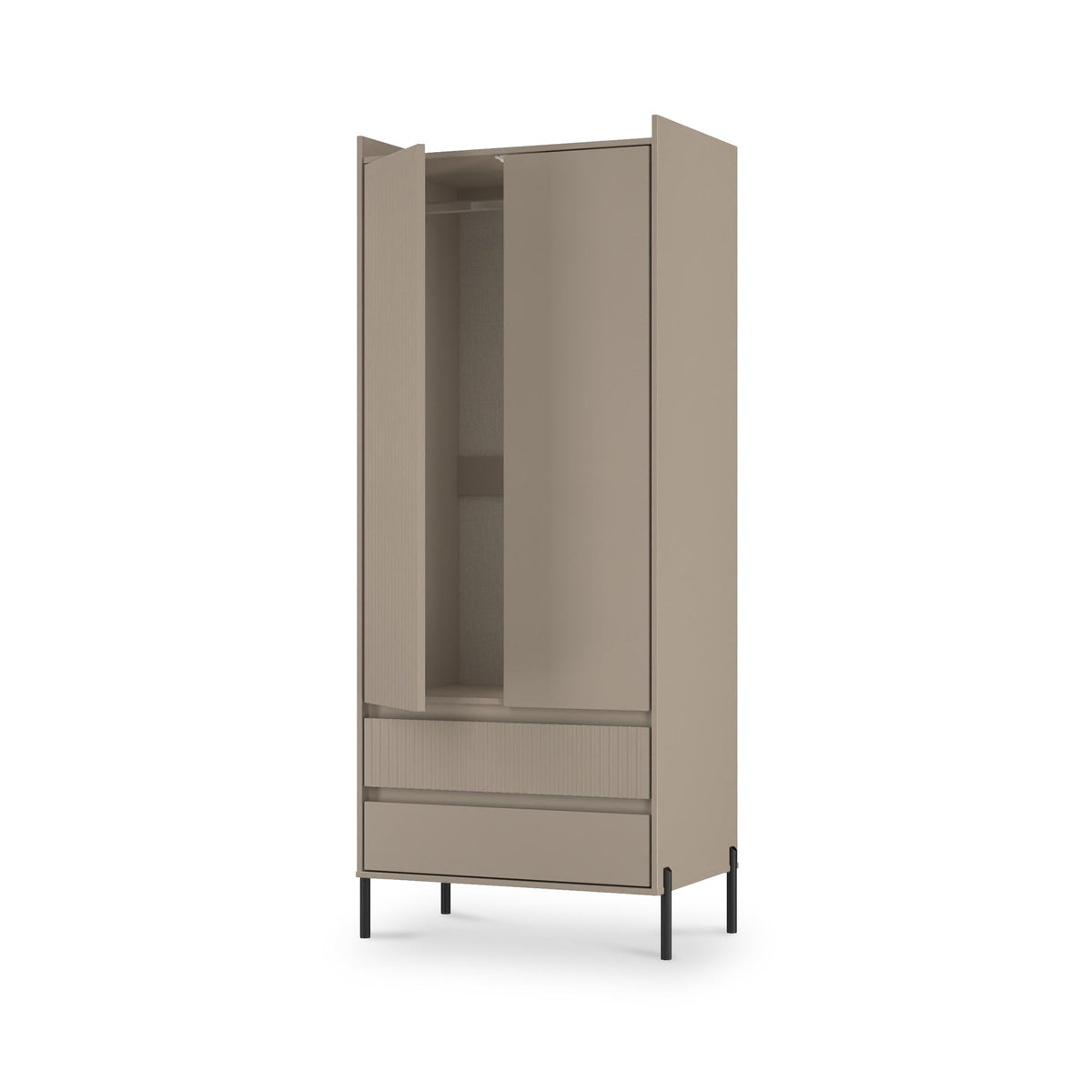 Kenton Double Wardrobe With Drawers