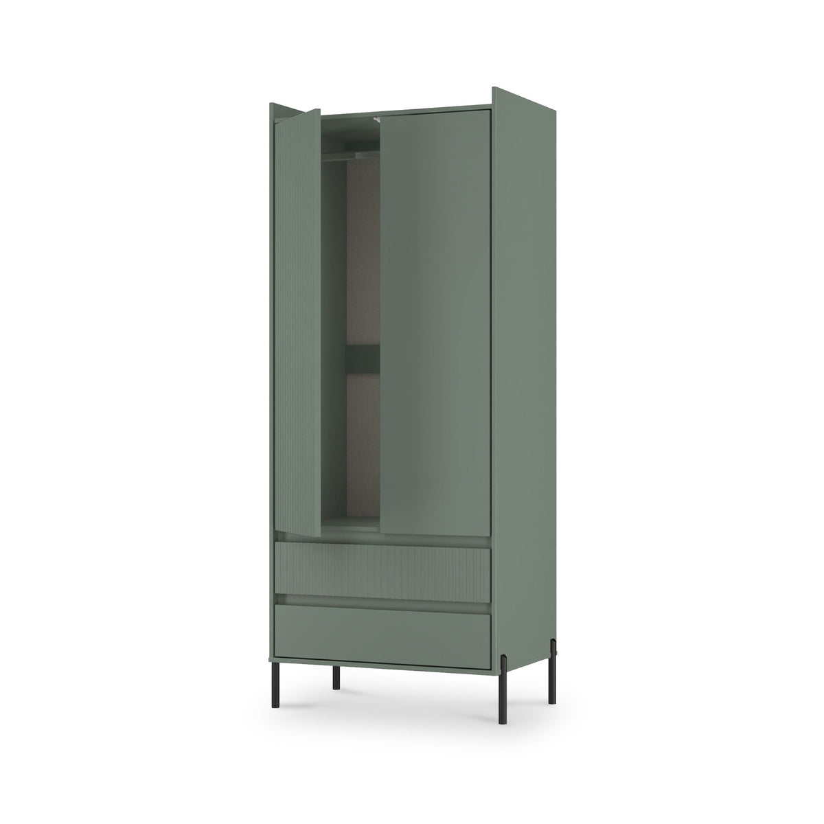 Kenton Double Wardrobe With Drawers