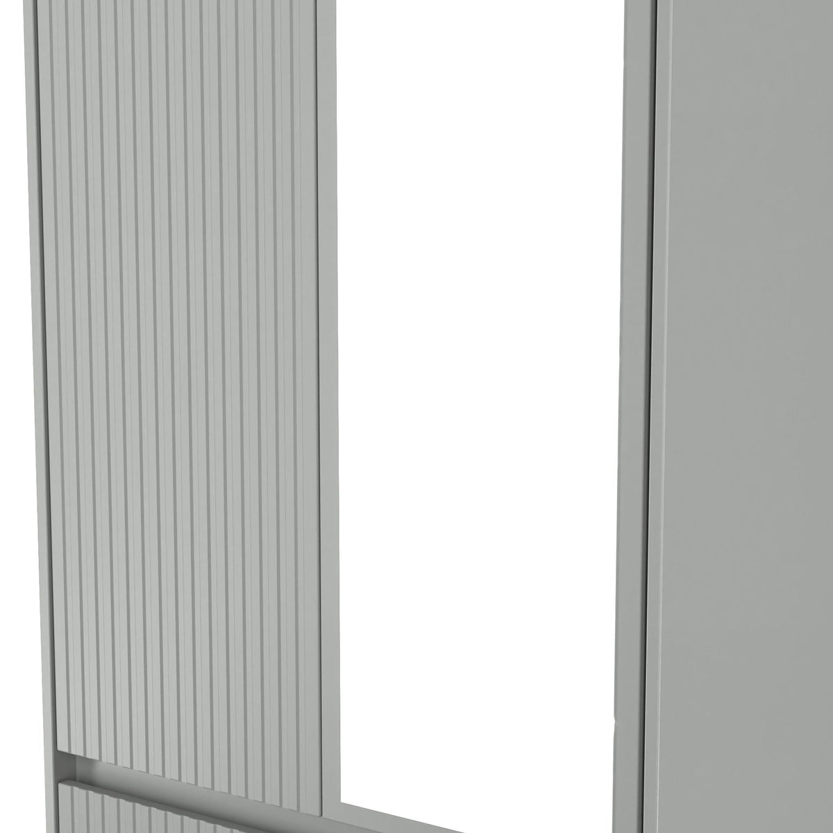 Kenton Double Mirrored Wardrobe With Drawers