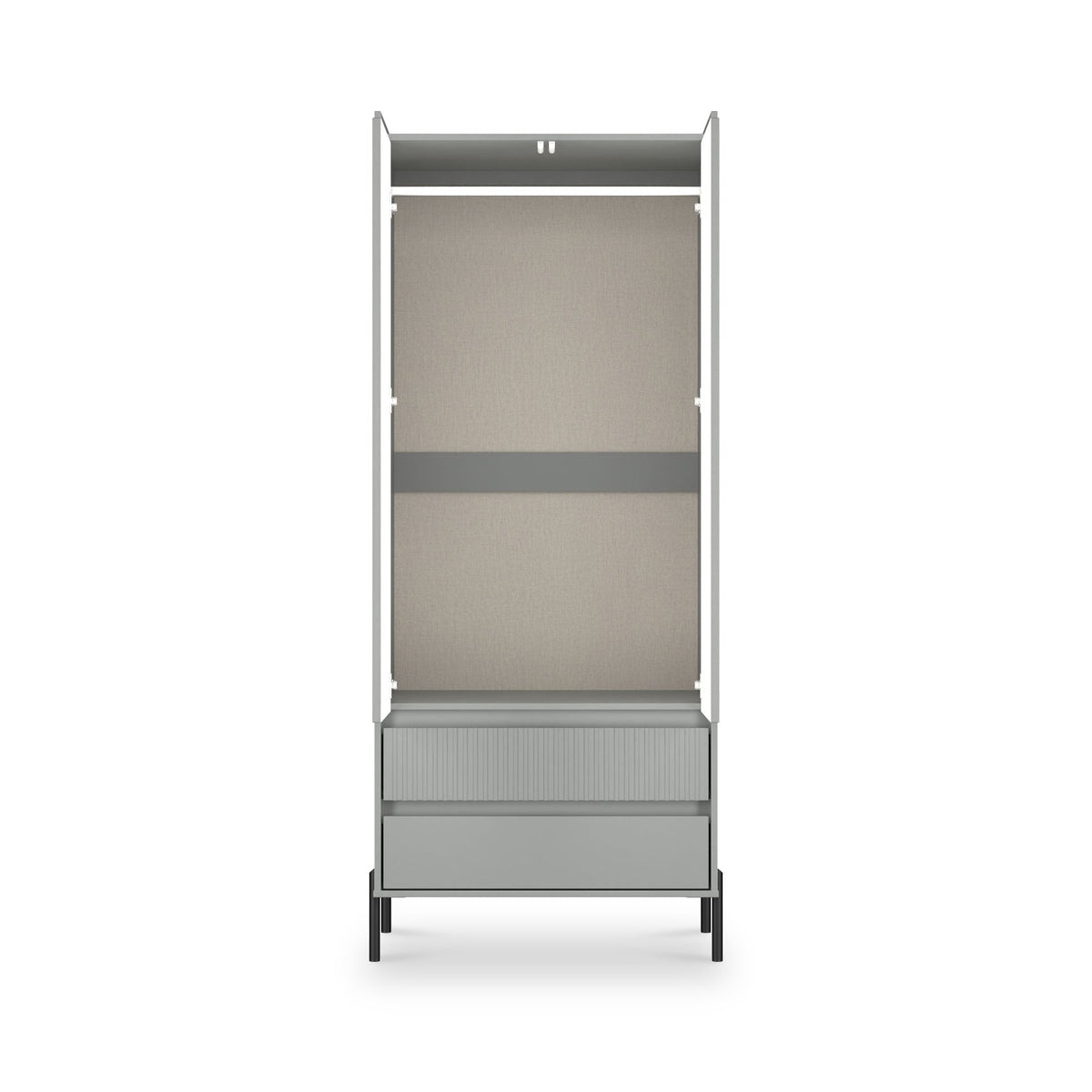 Kenton Double Mirrored Wardrobe With Drawers