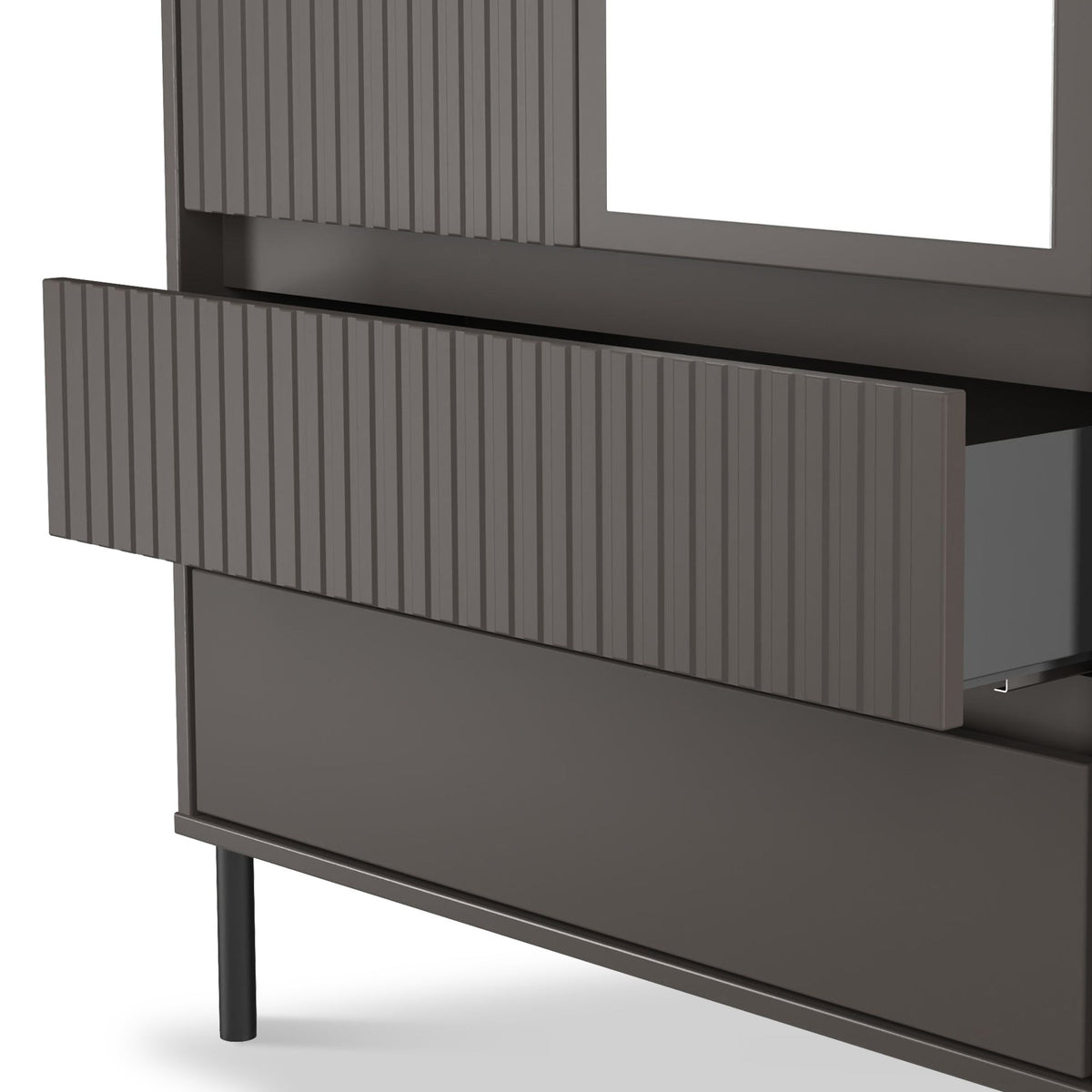 Kenton Double Mirrored Wardrobe With Drawers
