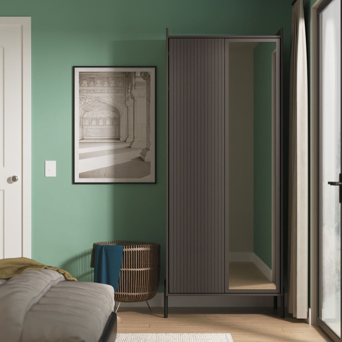 Kenton Double Mirrored Wardrobe