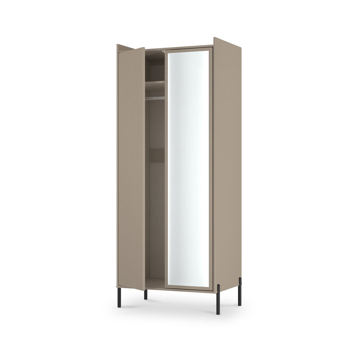 Kenton Double Mirrored Wardrobe