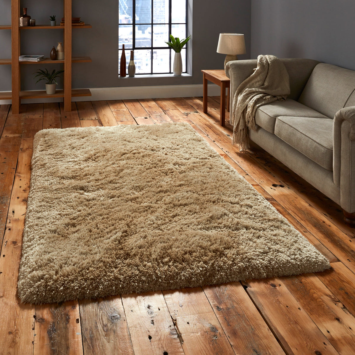Hatton Hand Tufted Shaggy Rug