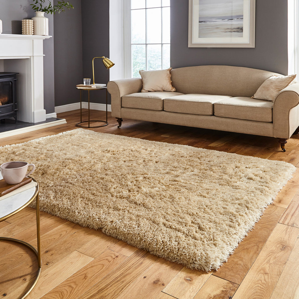 Hatton Hand Tufted Shaggy Rug
